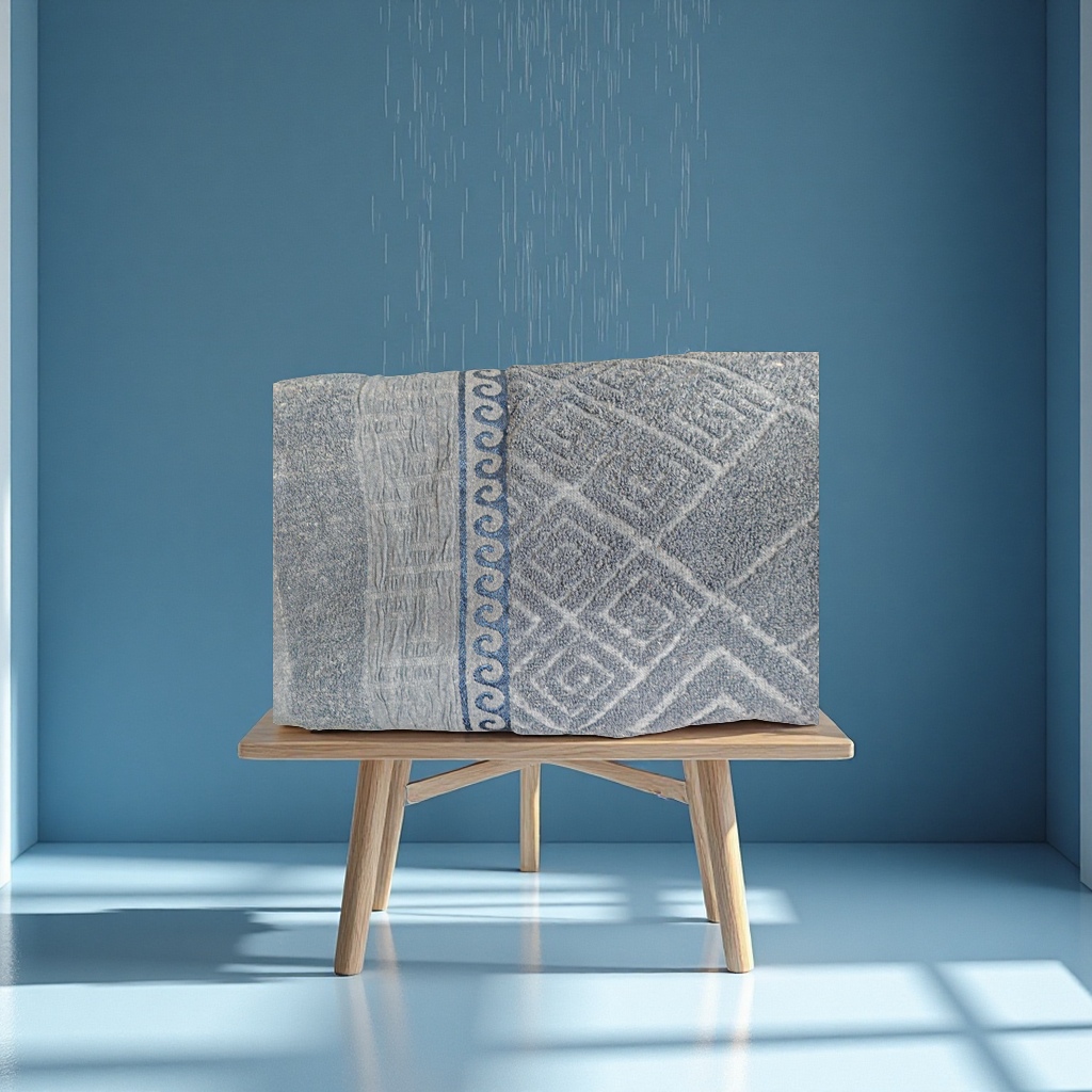 The towel gift box is a high-quality, soft and absorbent gift