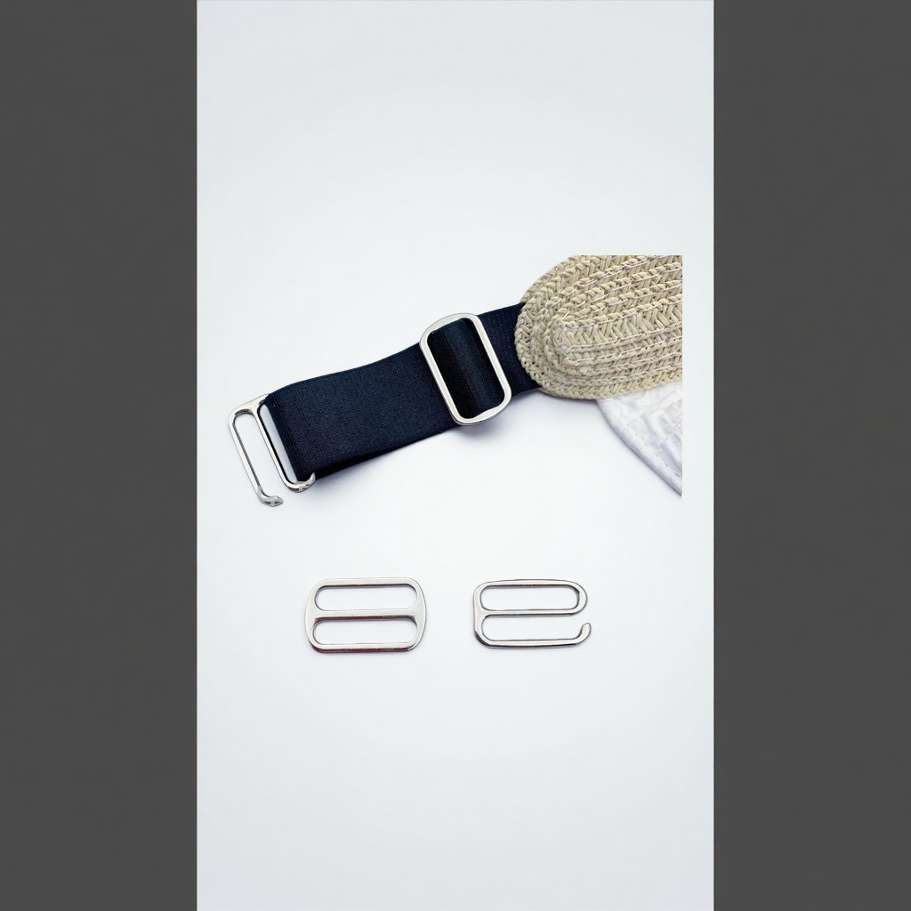 Japanese-shaped buckle, stainless steel reinforced buckle, waterproof buckle, universal for men's and women's clothing details Picture