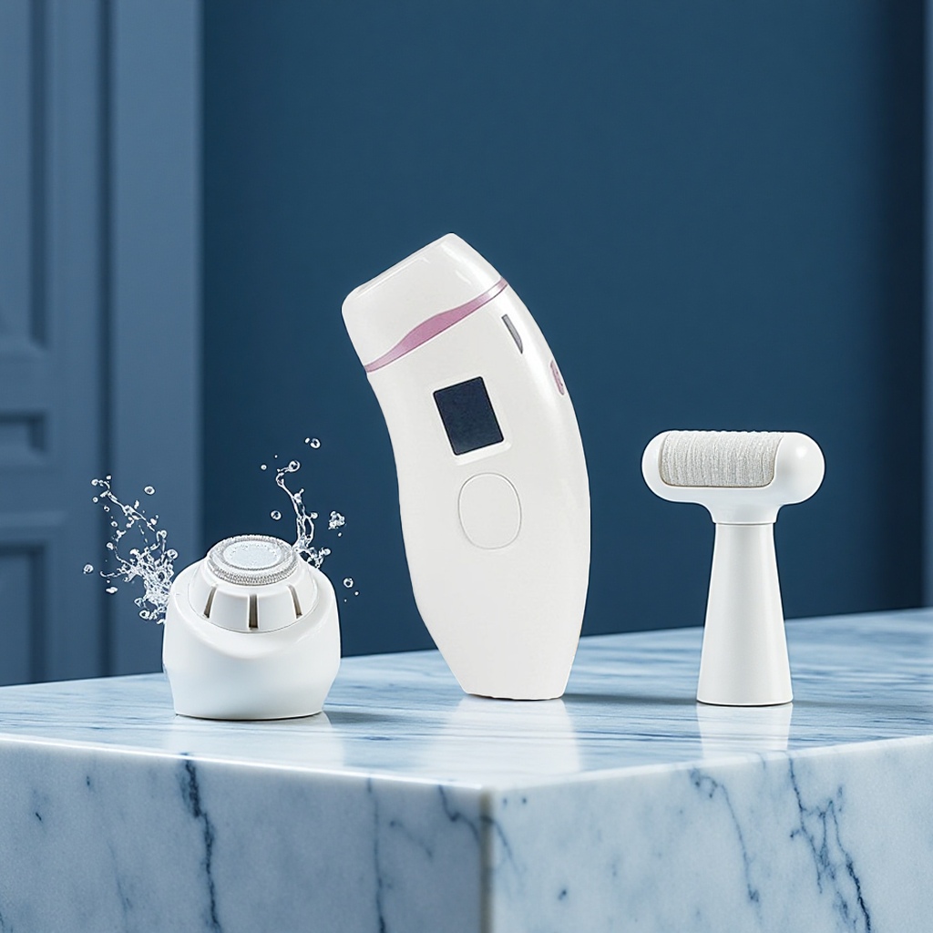 shanilak Cross-border Intense Pulse Hair Removal Device is a home device that provides ice-like hair removal for private areas all over the body without leaving black spots