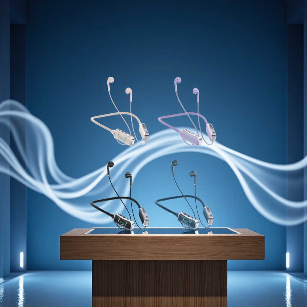 手机专用线控耳机实物图