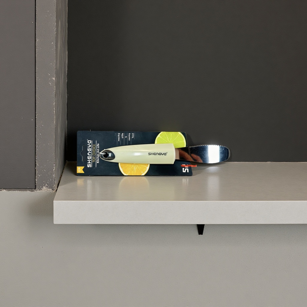 Butter knife, butter knife, double-blade kitchen knife, stainless steel slicing knife, household cooking knife