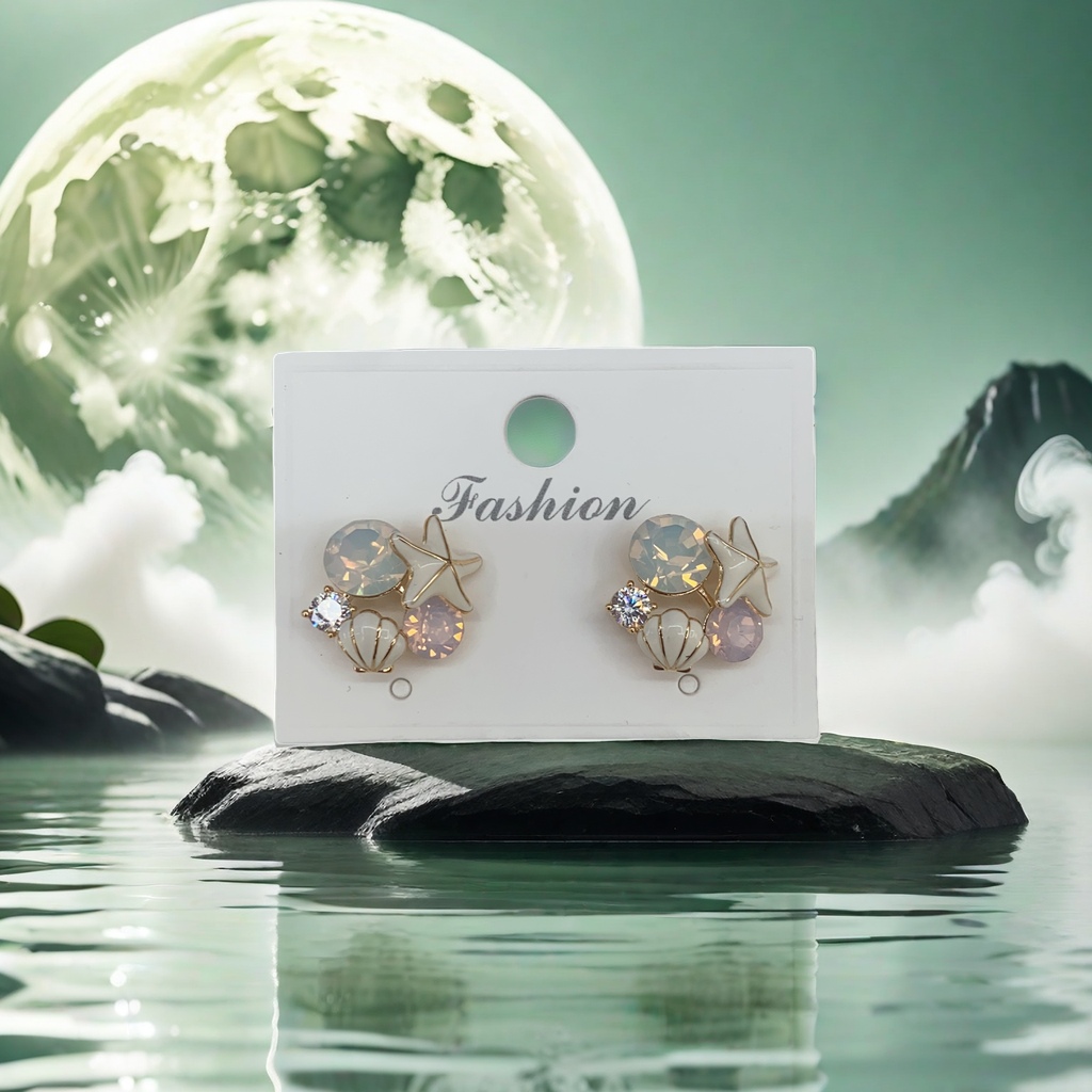 Alloy earrings with a fashionable, simple and light luxury design are perfect for women's daily wear