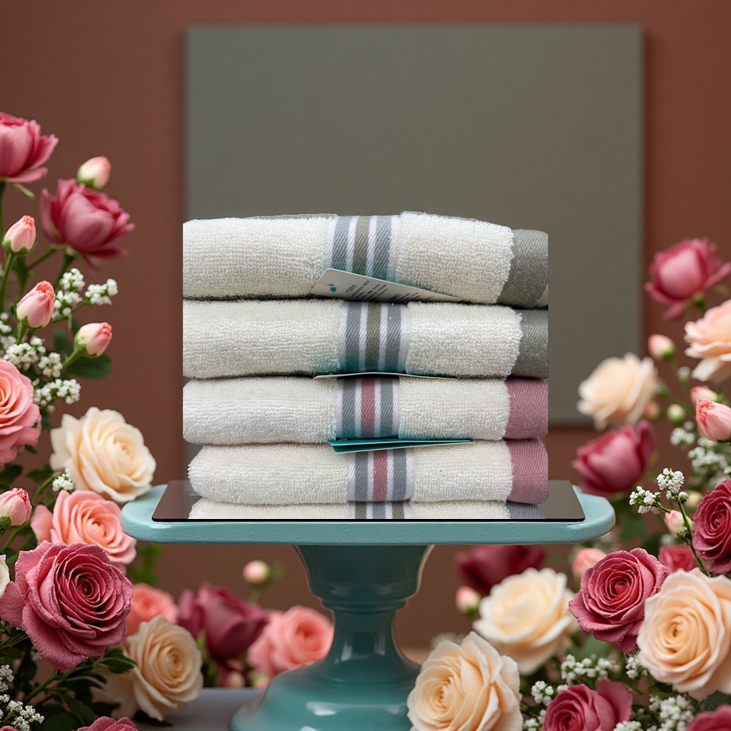 Pure cotton thickened towel, soft and absorbent, large-sized household super soft face towel Application Scenario