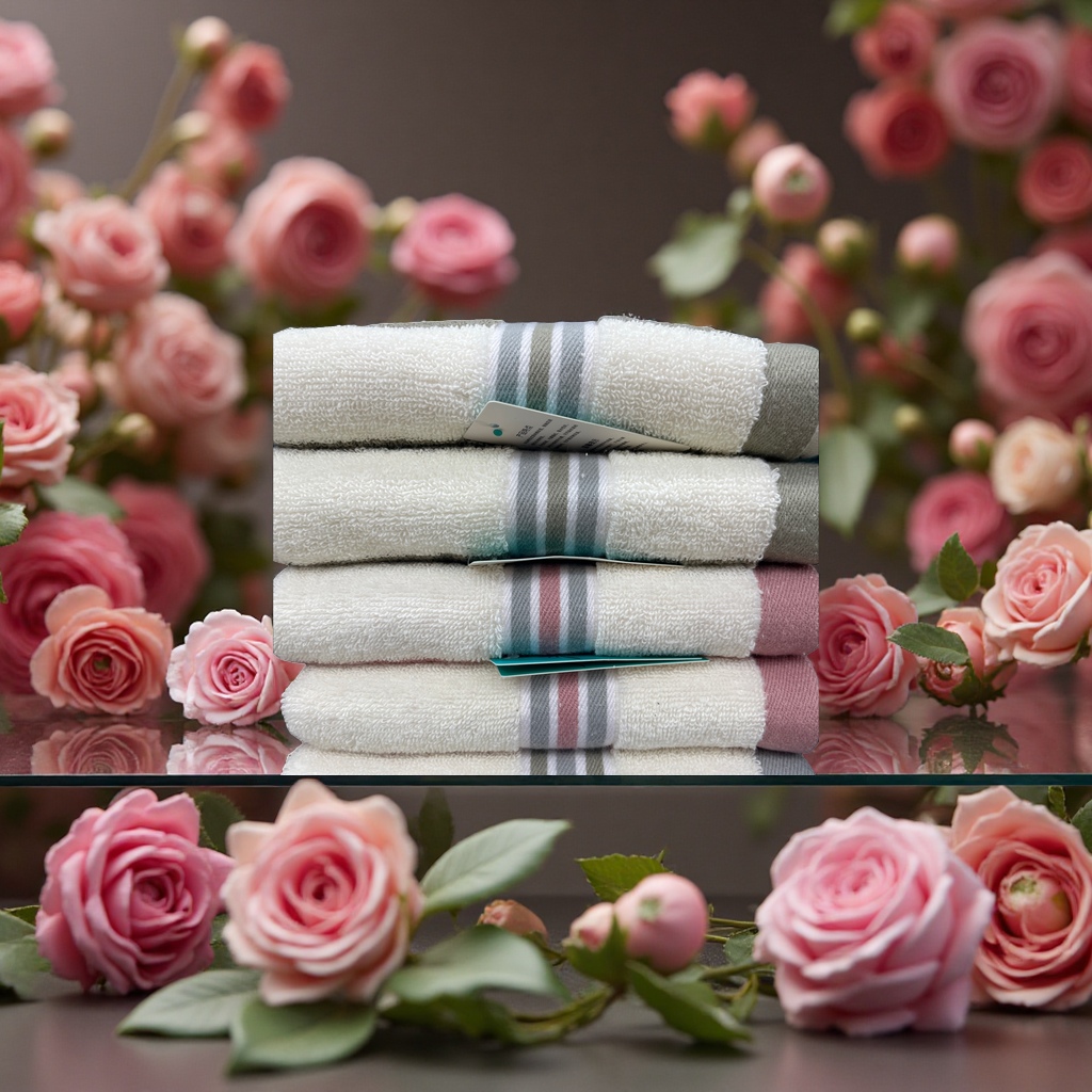 Pure cotton thickened towel, soft and absorbent, large-sized household super soft face towel Specification image