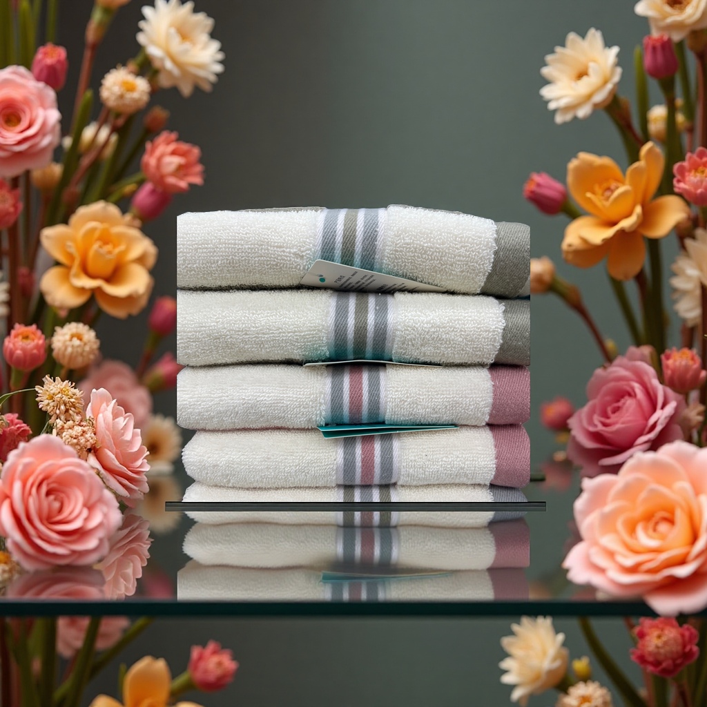 Pure cotton thickened towel, soft and absorbent, large-sized household super soft face towel details Picture
