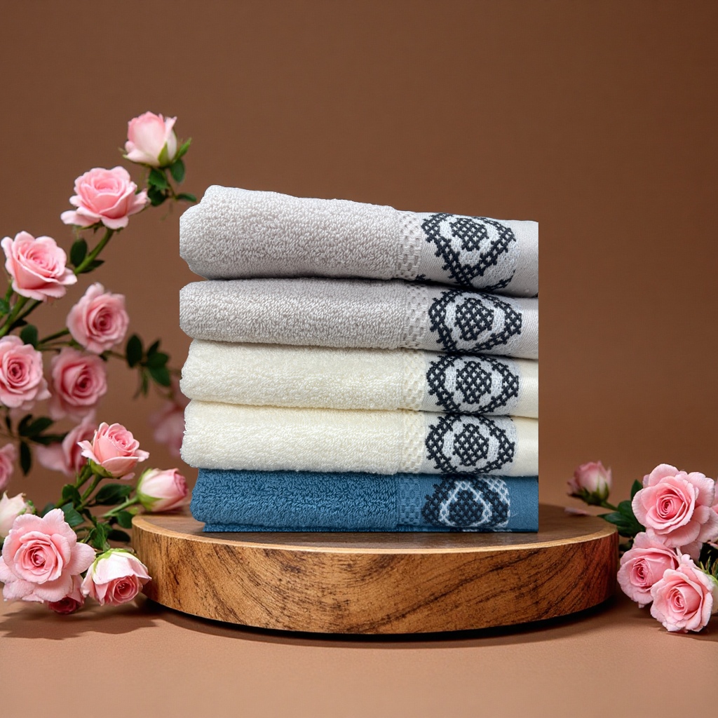Pure cotton thickened towel, absorbent and soft, large household bathroom towel