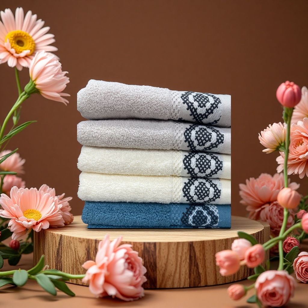 Pure cotton thickened towel, absorbent and soft, large household bathroom towel details Picture