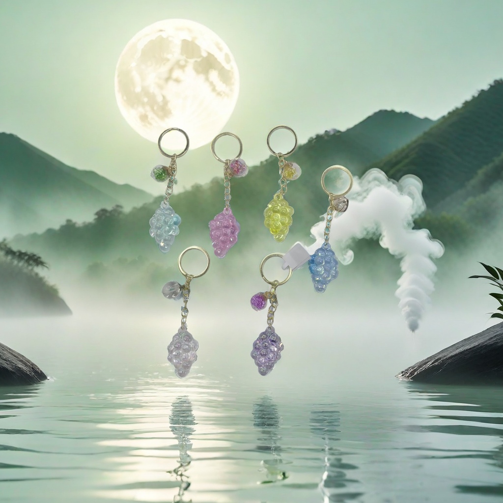 钥匙扣/真皮钥匙扣/沙金/多功能钥匙扣挂件/钥匙扣女款短款欧美风产品图