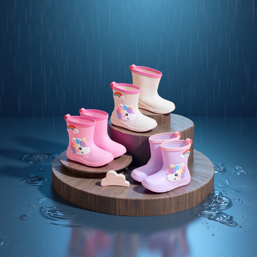 童雨靴儿童可爱雨鞋婴儿鞋防滑防水软底舒适