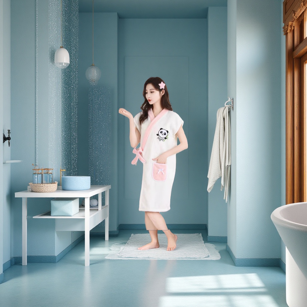 浴裙细节图