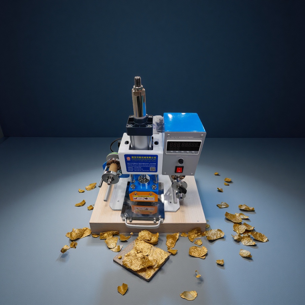 Small desktop hot stamping machine, hot stamping machine equipment, and supporting equipment for aluminum foil cutting machine