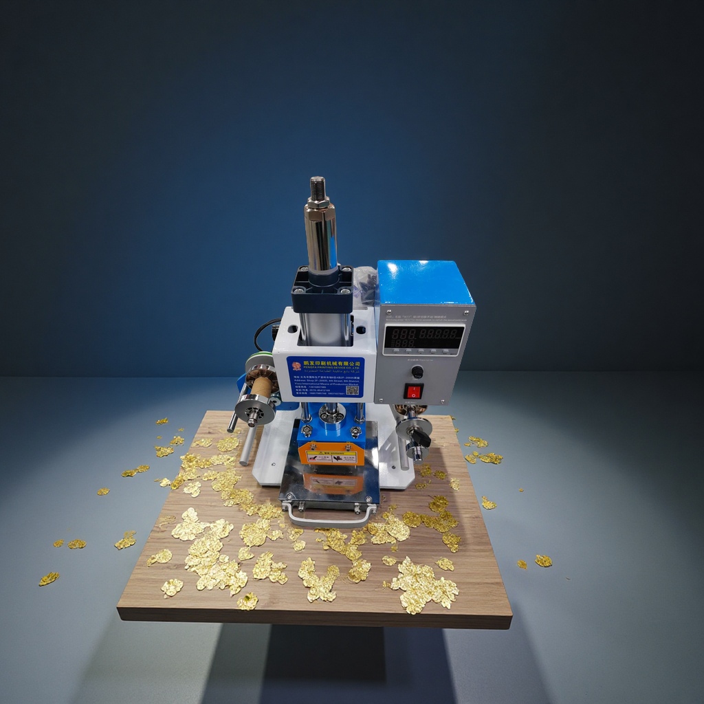 Small desktop hot stamping machine, hot stamping machine equipment, and supporting equipment for aluminum foil cutting machine Application Scenario