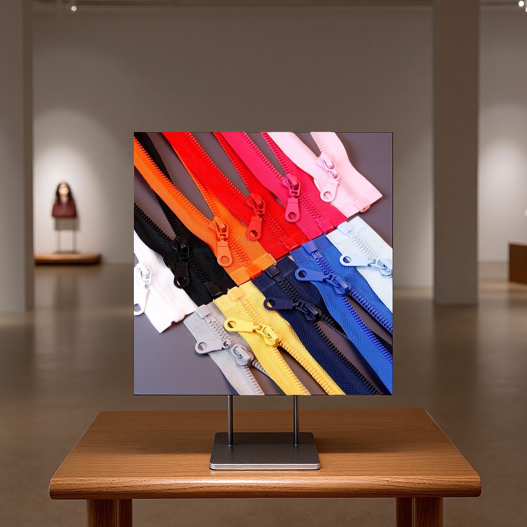 No. 5 resin zipper clothing accessories, 70cm long zipper down jacket jacket, pillow accessories, and colorful zipper chains Specification image