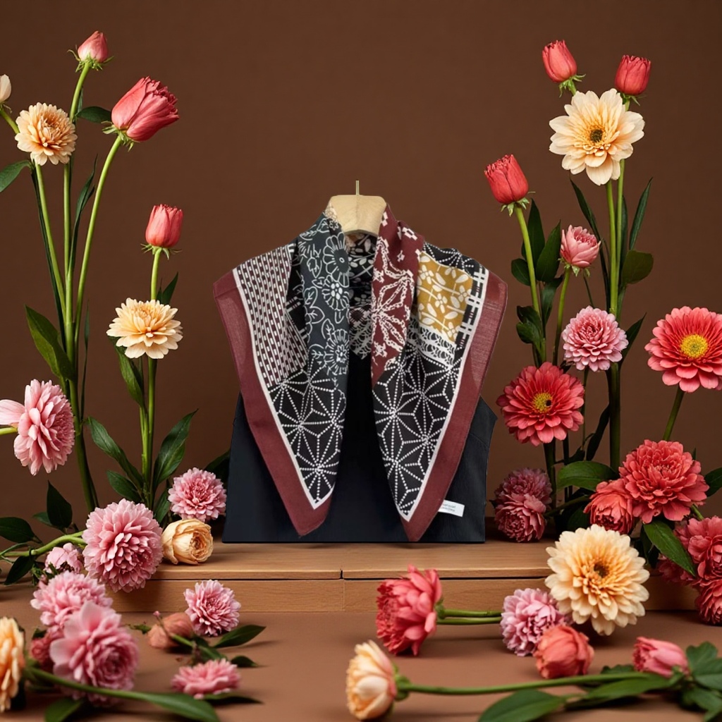 A thick and warm winter Korean-style woolen shawl for women details Picture