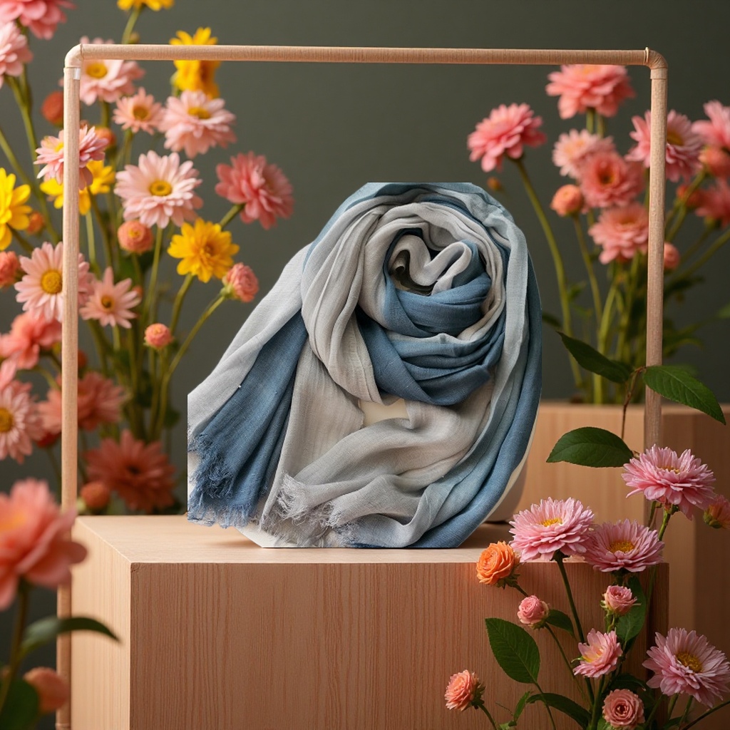 Cashmere scarf is a warm and thick, fashionable and versatile scarf for women in winter Application Scenario