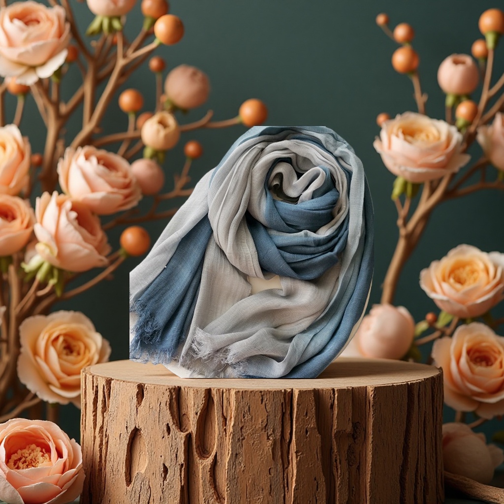 Cashmere scarf is a warm and thick, fashionable and versatile scarf for women in winter details Picture