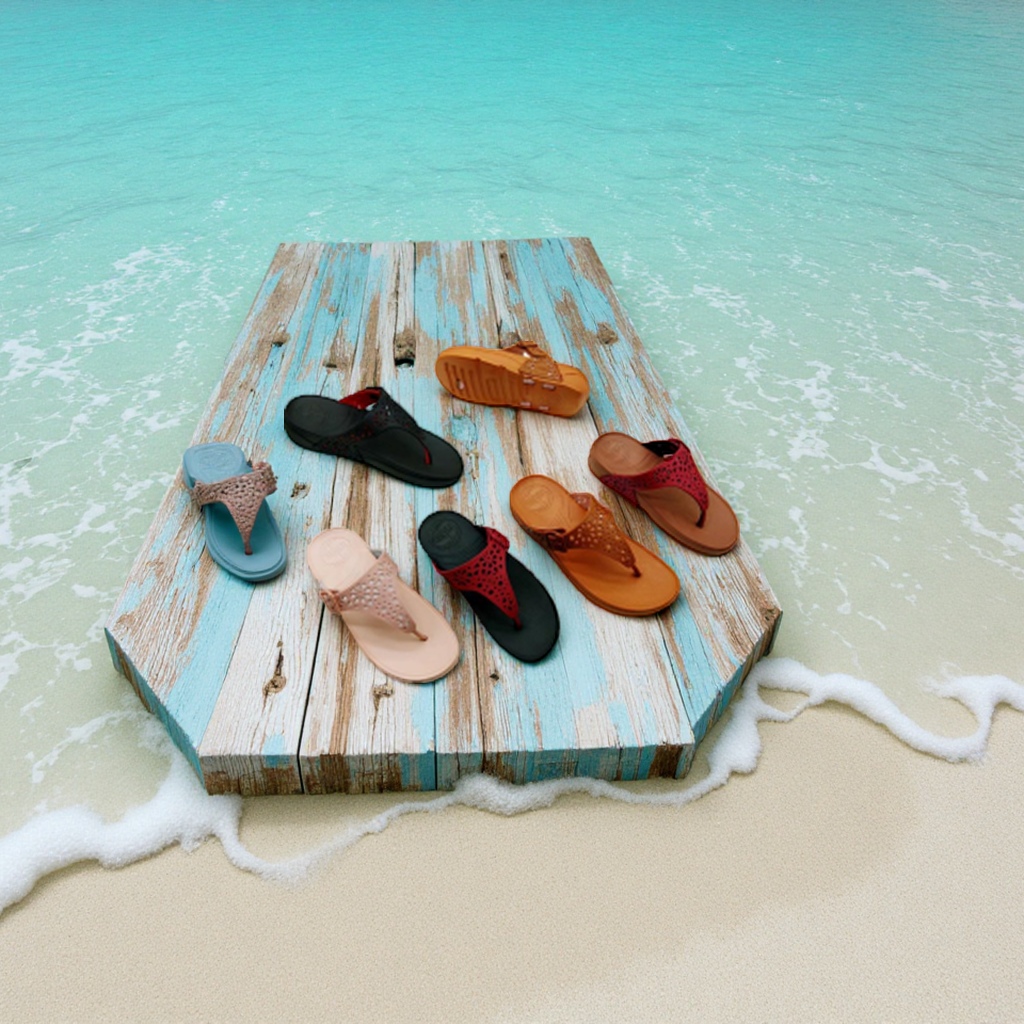 Summer fashion and versatile sandals and slippers for women, beach-style flip-flops for women