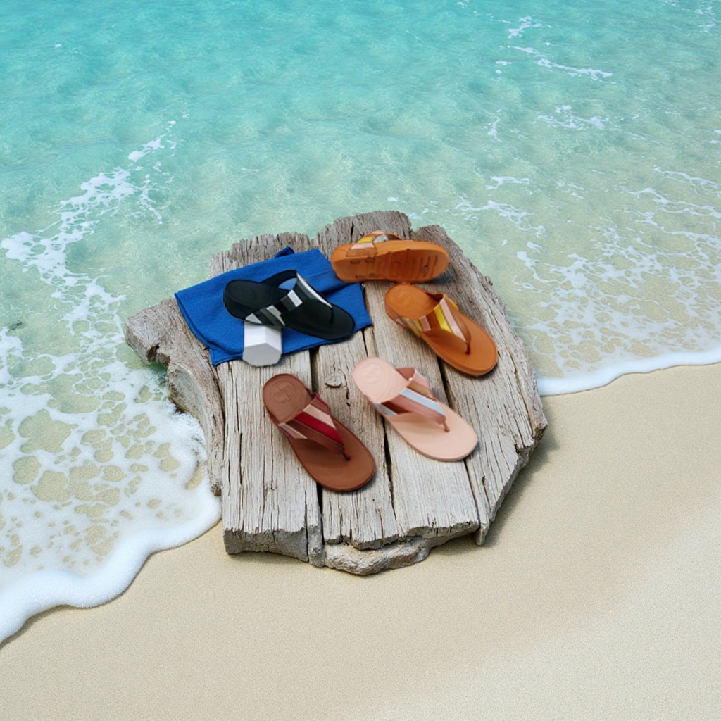 Summer fashion and versatile sandals and slippers for women, beach-style flip-flops for women Specification image