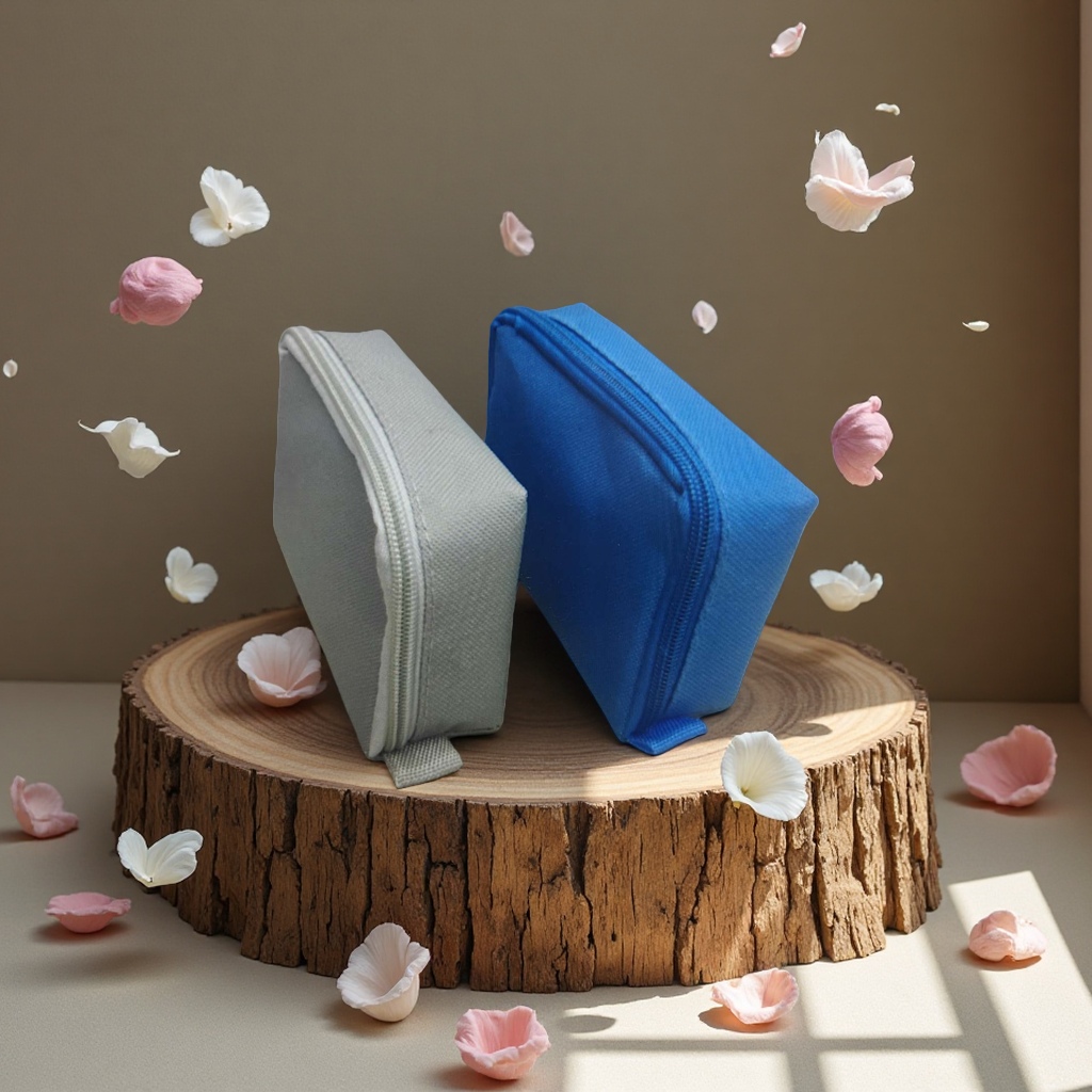 Tagi velvet cosmetic storage bag, fabric makeup bag, large-capacity travel storage bag