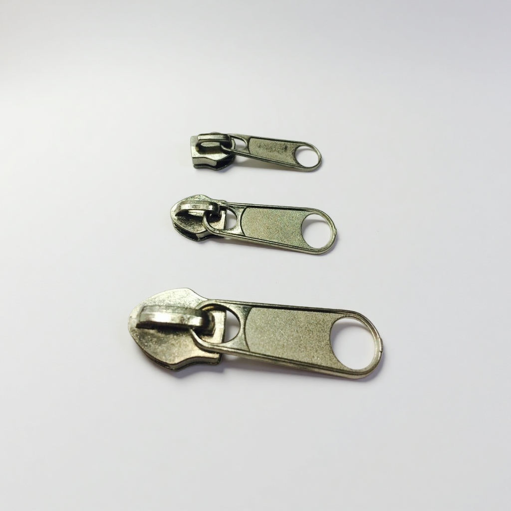 Anti-rust, silent and smooth large metal zipper accessories for luggage and bags