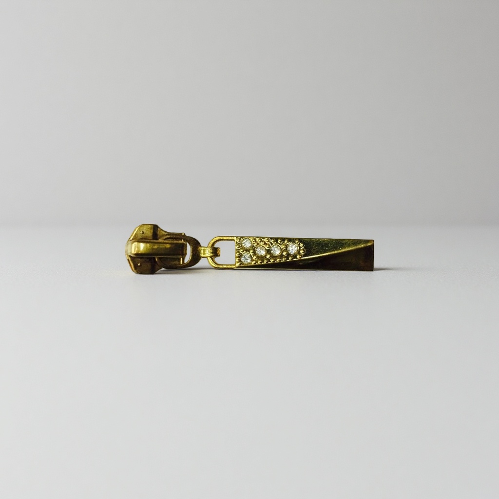 Metal zipper Y-shaped invisible zipper, large size, thickened, durable, anti-sticking tooth zipper pull, zipper accessory