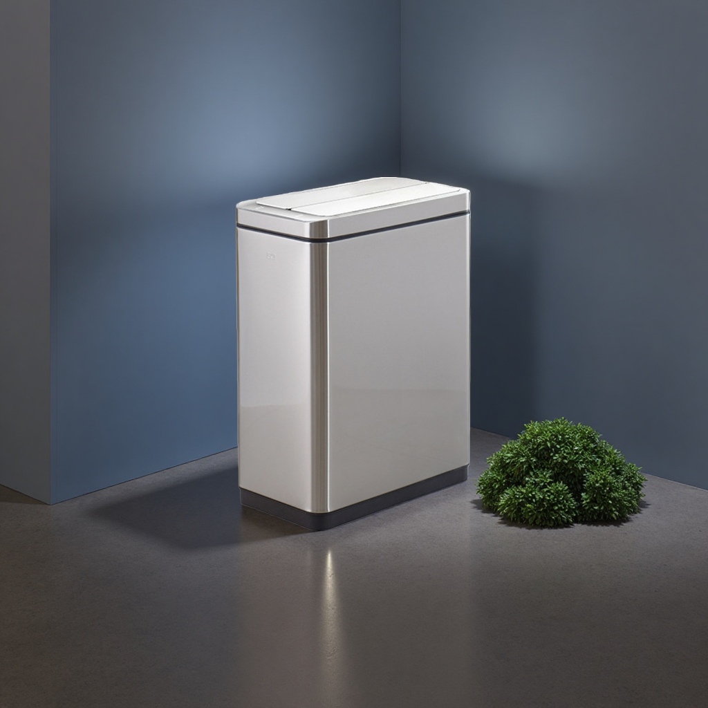 240-liter large-capacity trash can, foldable with lid for home kitchen and bathroom Specification image