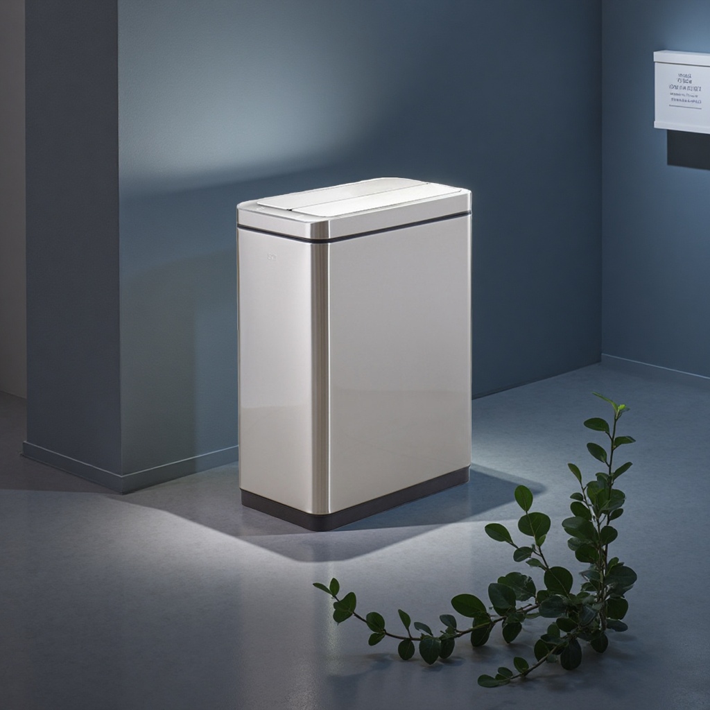 240-liter large-capacity trash can, foldable with lid for home kitchen and bathroom Application Scenario