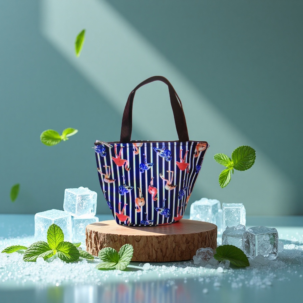 Lunch bag, picnic heat and cold preservation food bag, portable heat preservation bag for takeout. 093814758 details Picture