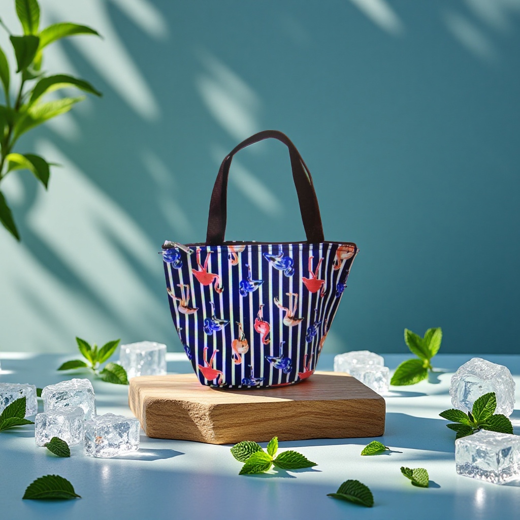 Lunch bag, picnic heat and cold preservation food bag, portable heat preservation bag for takeout. 093814758 Specification image