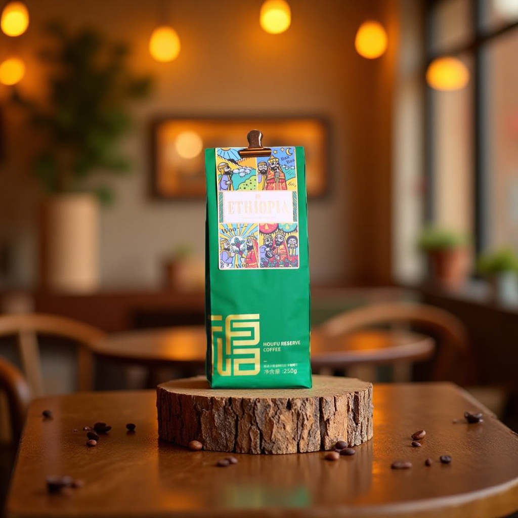Ethiopian coffee bean hand-brewed coffee powder 100g, with a rich and intense original flavor details Picture