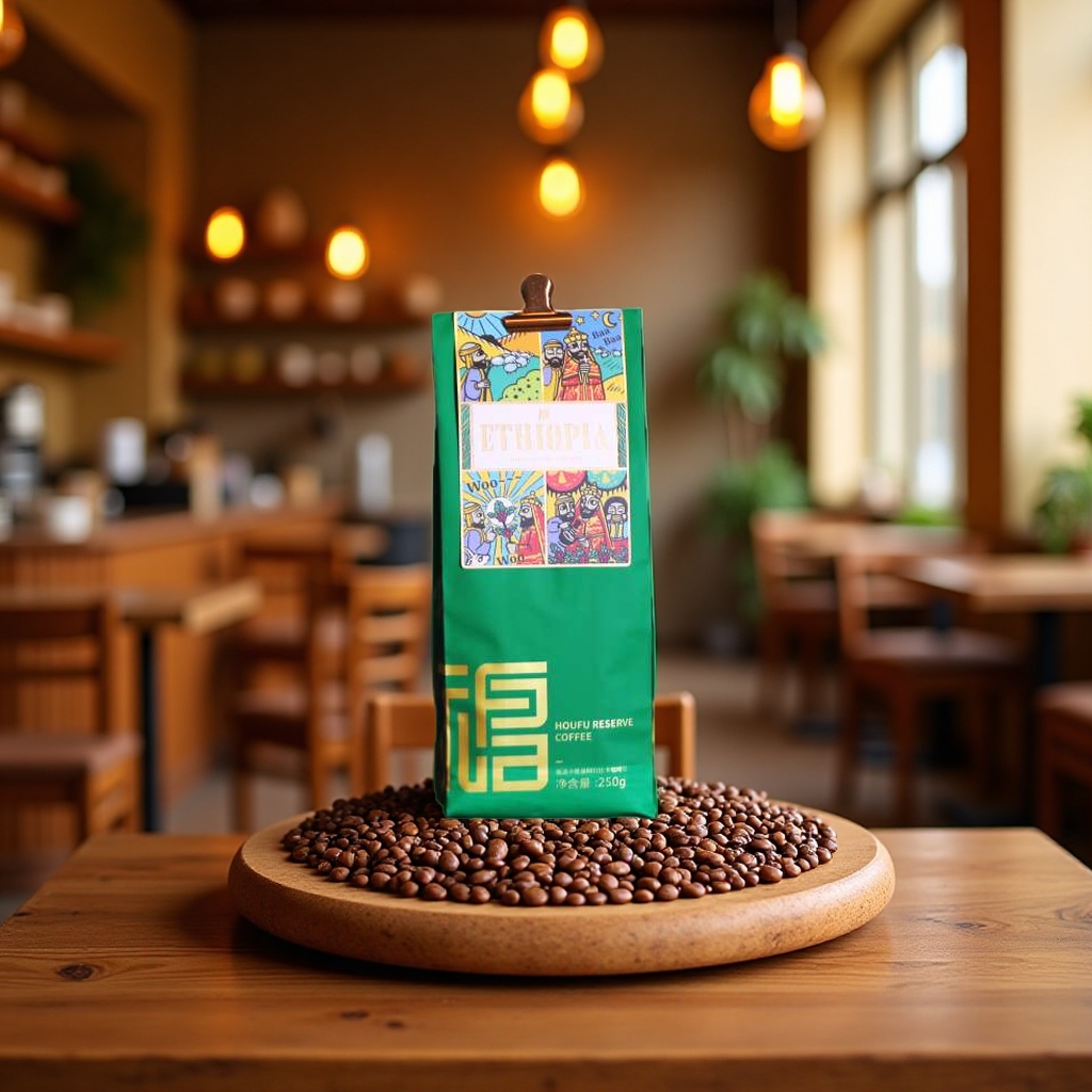 Ethiopian coffee bean hand-brewed coffee powder 100g, with a rich and intense original flavor Application Scenario