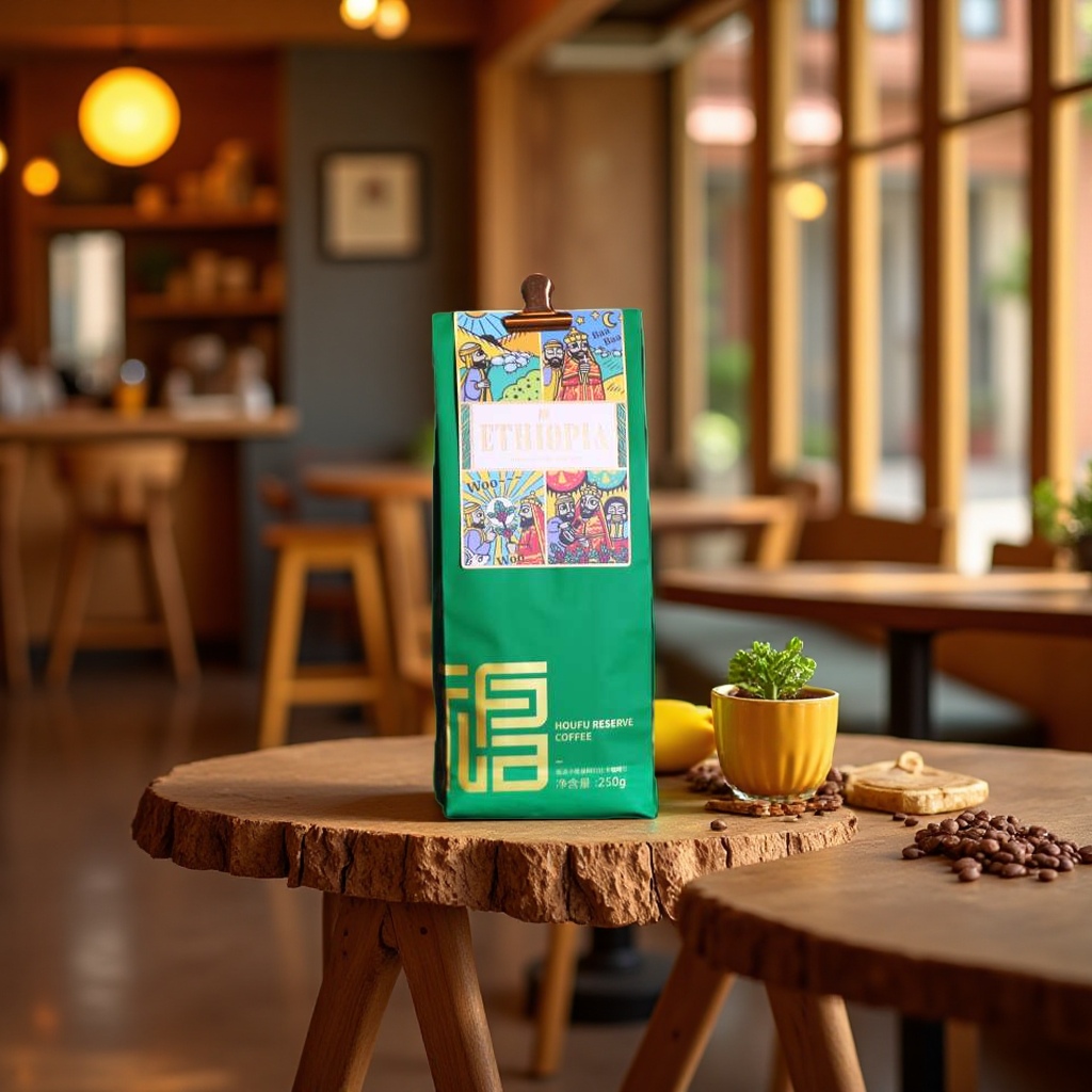 Ethiopian coffee bean hand-brewed coffee powder 100g, with a rich and intense original flavor Specification image