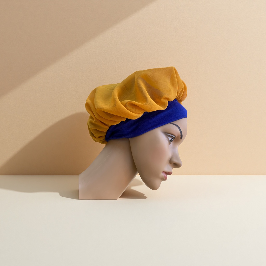 The pure cotton breathable nightcap for Muslim women is comfortable and warm for home use Application Scenario