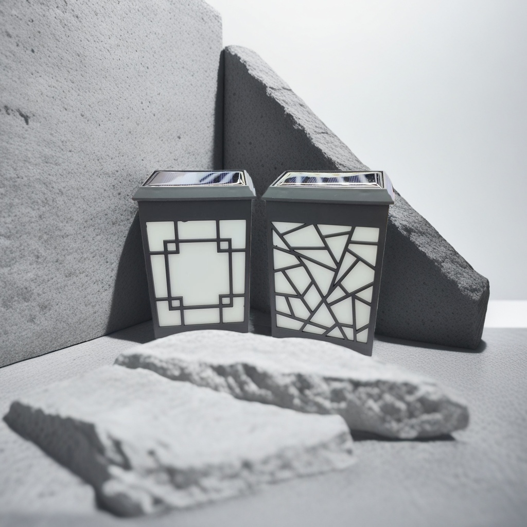 Solar garden lamp, waterproof, dustproof and energy-saving outdoor lighting lamp, 3000 lumens