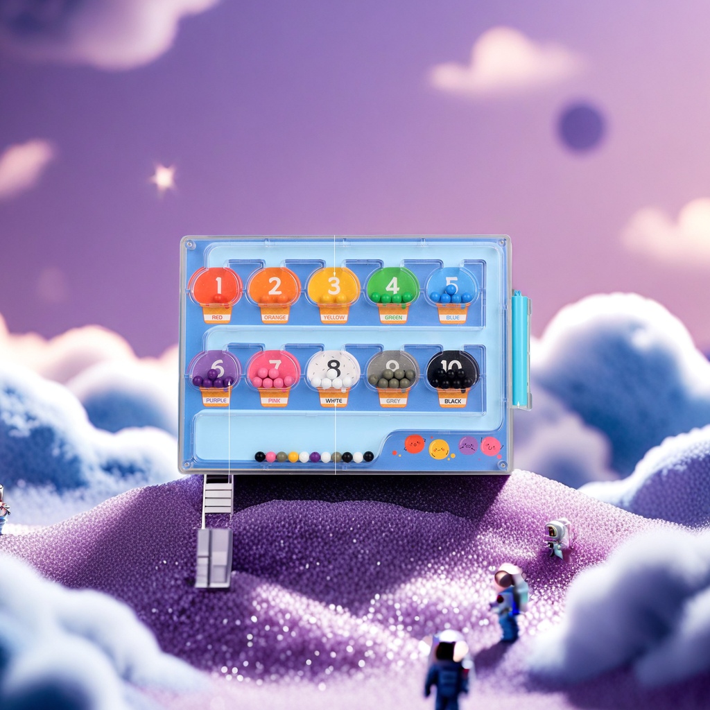 跨境磁性运笔画板小迷宫走珠控笔连线磁力拼图颜色分类益智玩具 产品图