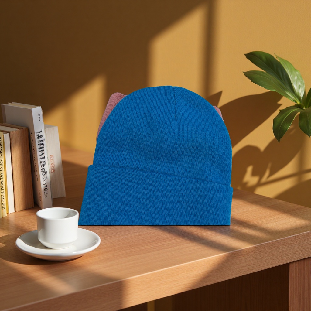 Thickened knitted cap for warmth, winter woolen cap suitable for both men and women, new winter style Specification image