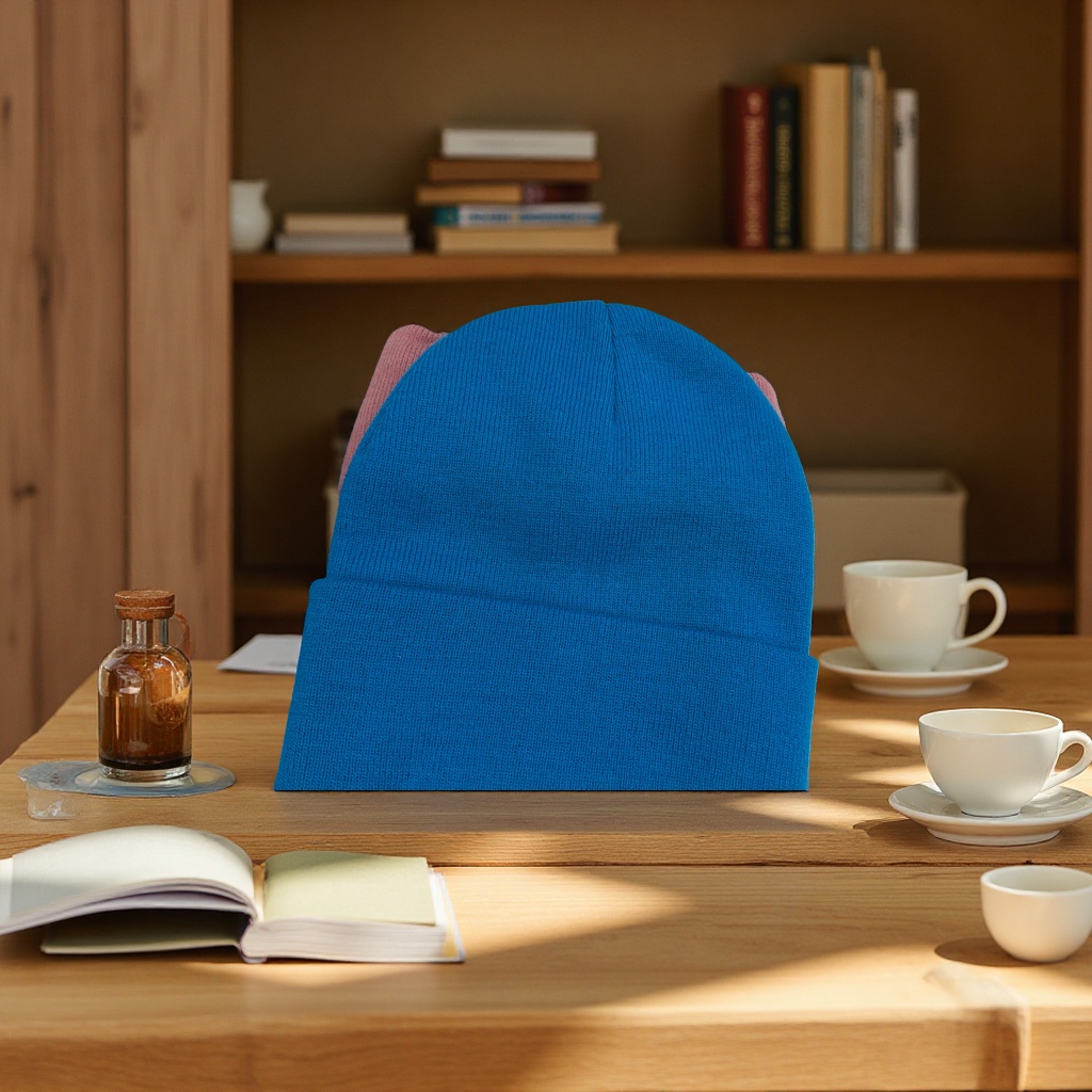 Thickened knitted cap for warmth, winter woolen cap suitable for both men and women, new winter style