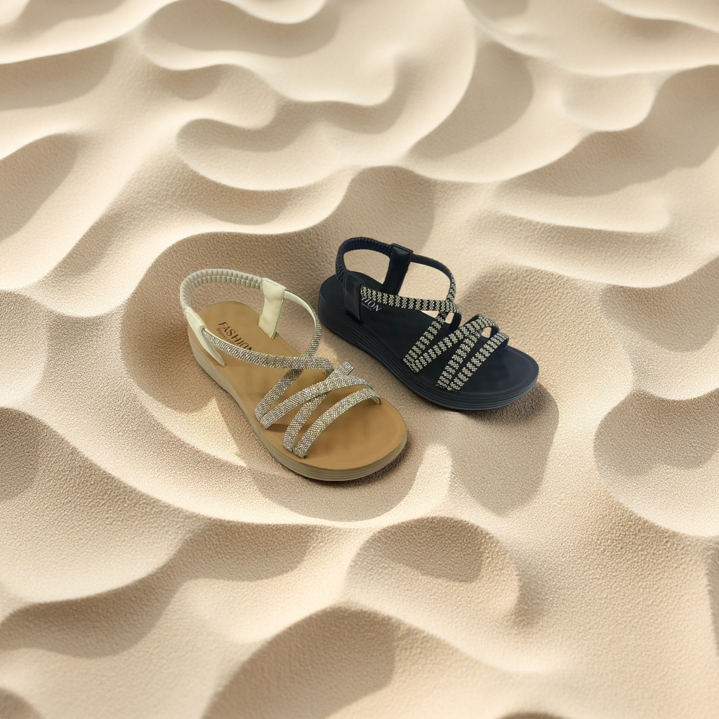 Summer fashionable and versatile women's sandals from Europe and America