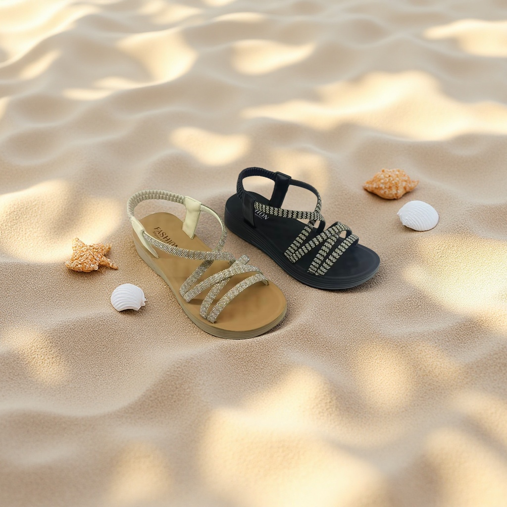 Summer fashionable and versatile women's sandals from Europe and America Specification image