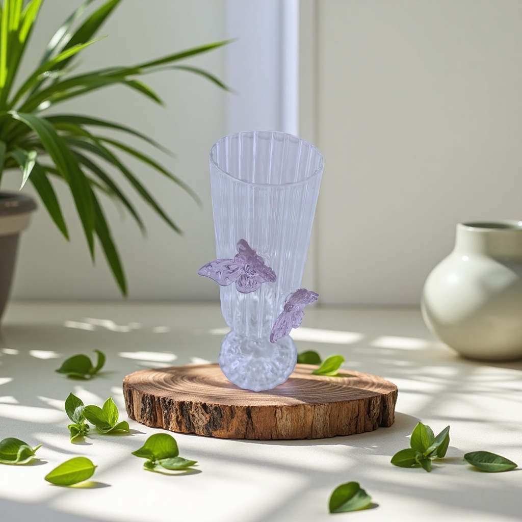 Sun relief handle glass water cup, thermos flask, 180ml glass cup, daily necessities cups Application Scenario