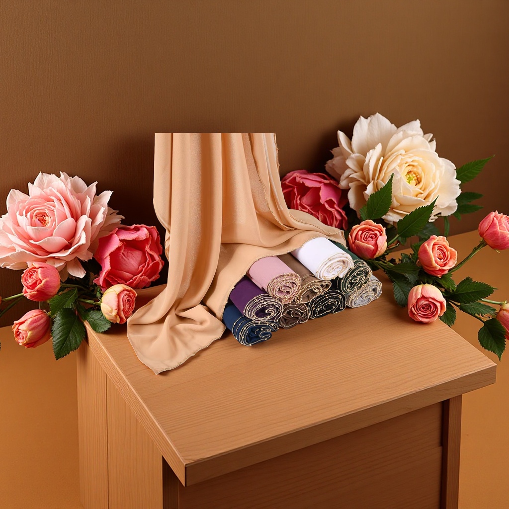 Cashmere scarf is warm, thick and fashionable for women in winter. It is versatile, elegant and slimming Specification image