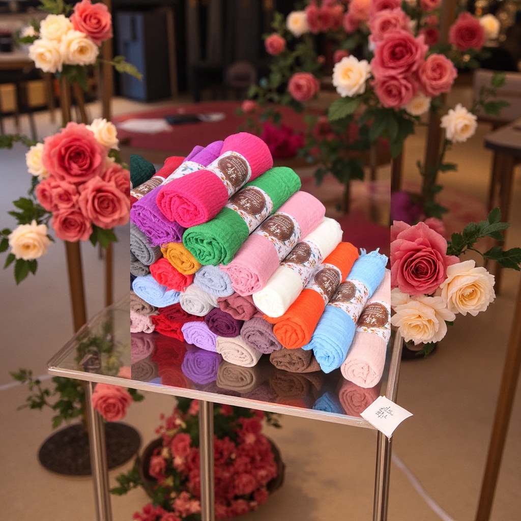Thick cashmere scarf for women, warm, fashionable and versatile in winter, elegant ladies' scarf details Picture