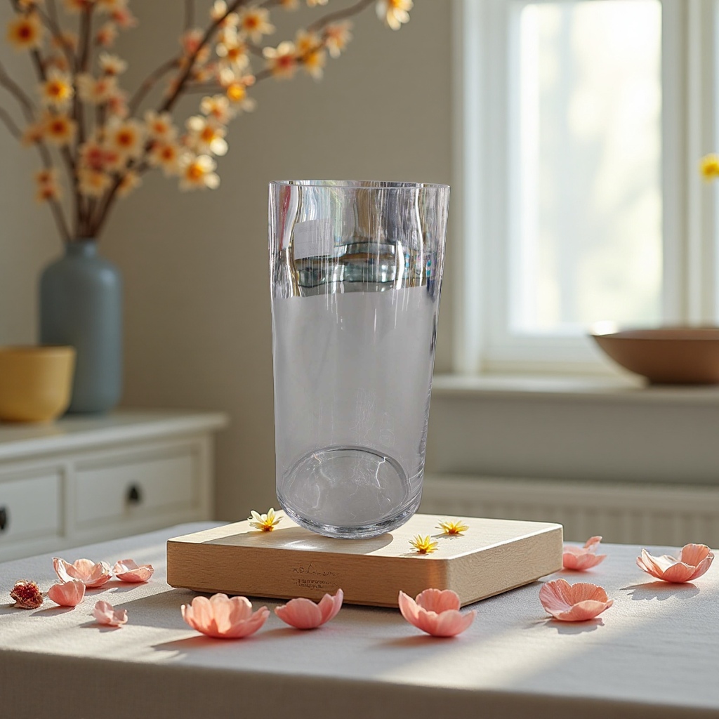 Plain ceramic vases, ecological bottles, acrylic vases, simple home decorations Specification image