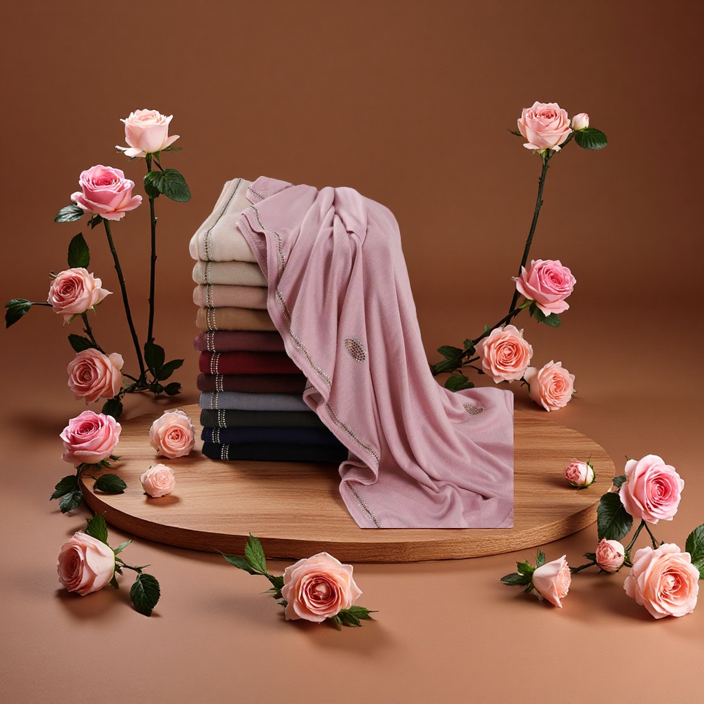 Thickened cashmere scarf for warmth, a fashionable and versatile winter scarf for ladies