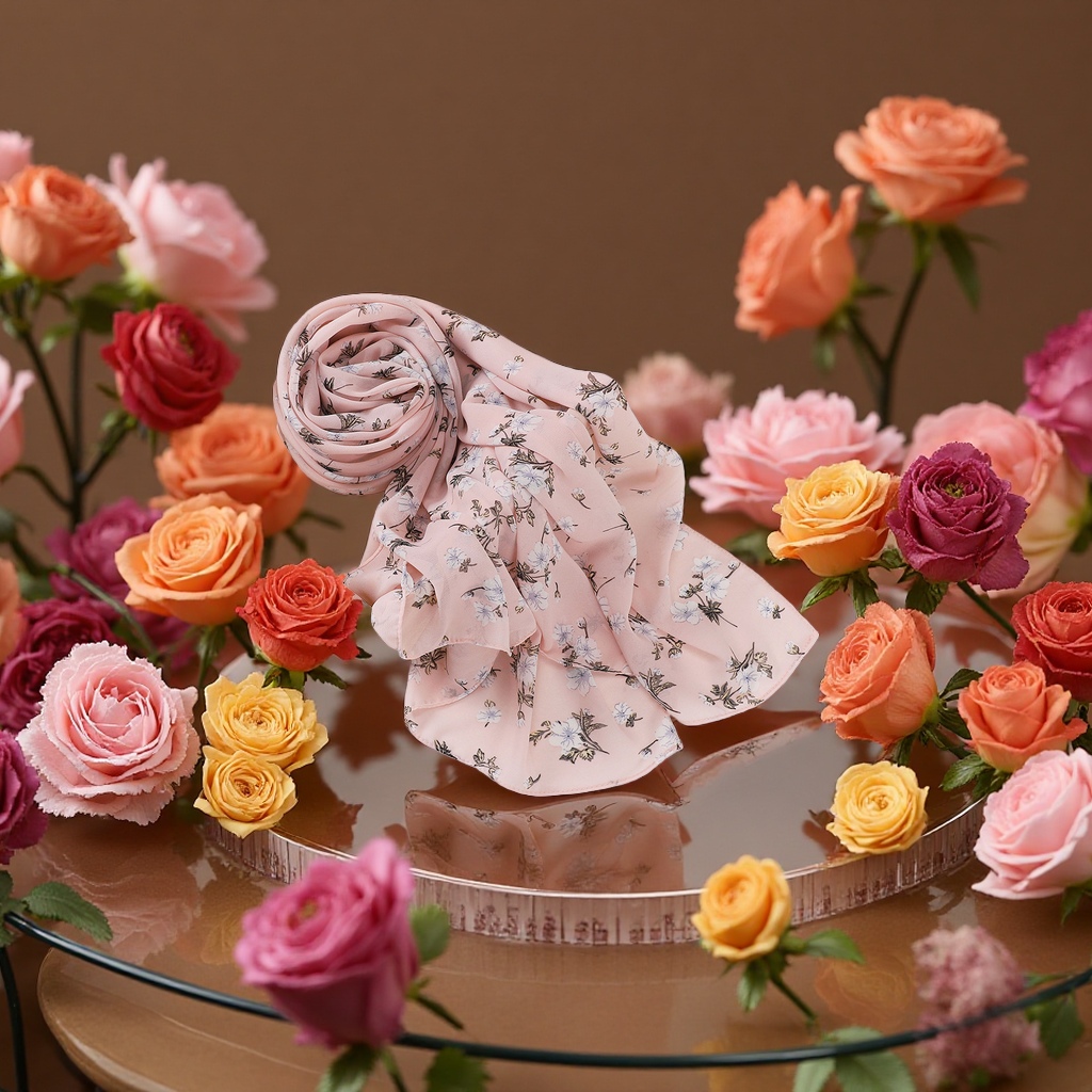 Cashmere scarf is a warm and thick, fashionable and versatile winter scarf for women Application Scenario