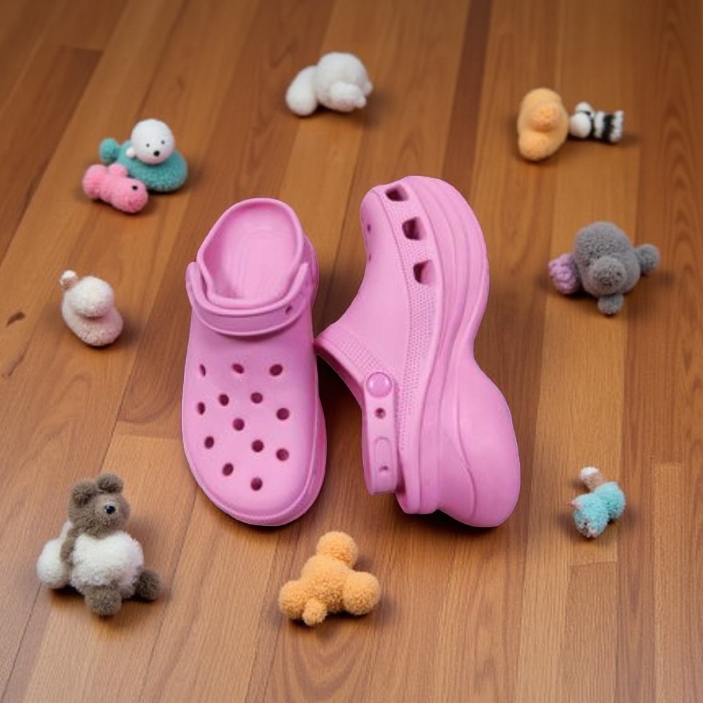 Anti-slip home crocs, summer women's comfortable, breathable and soft home slippers