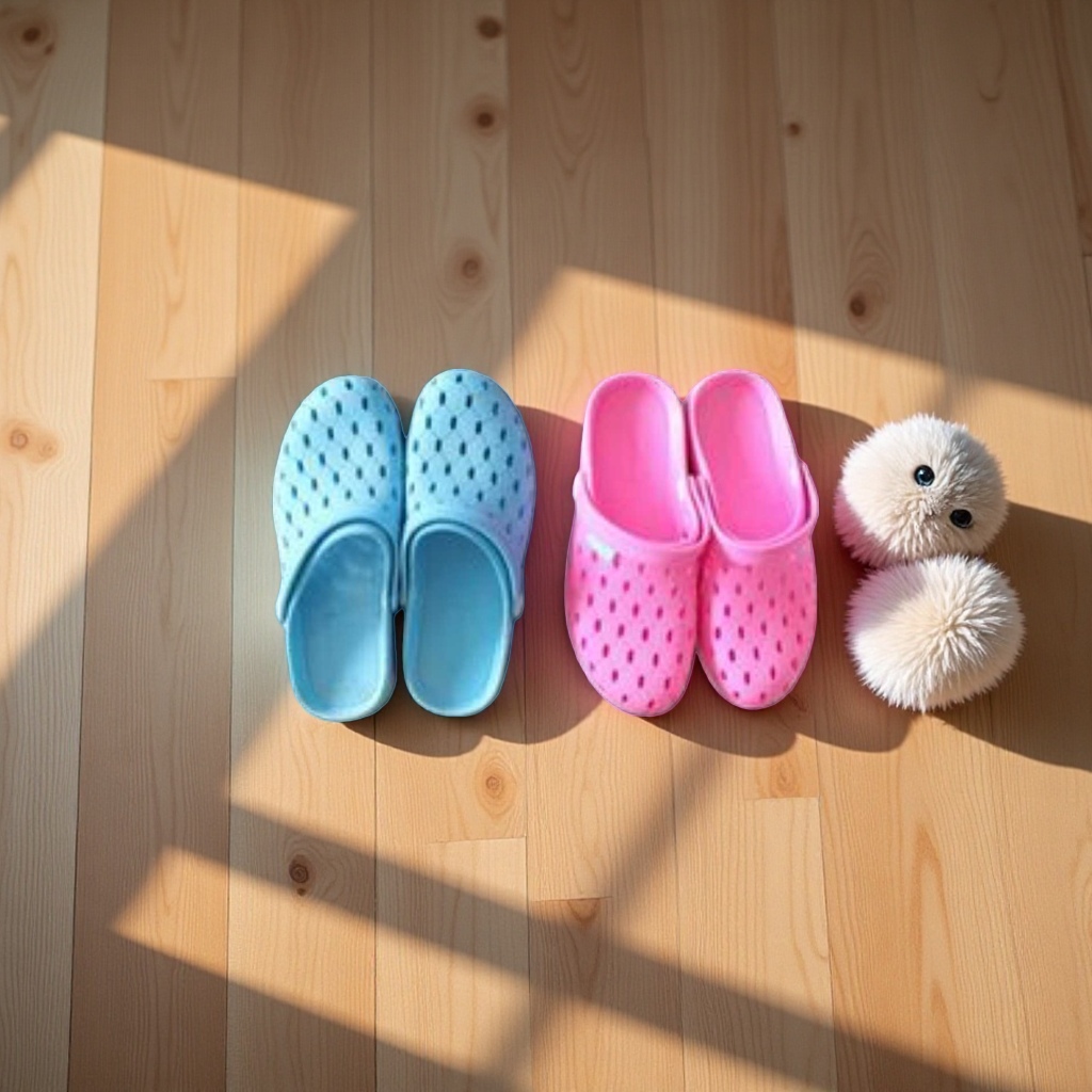 Anti-slip plastic slippers for women in summer are comfortable, breathable and soft Specification image