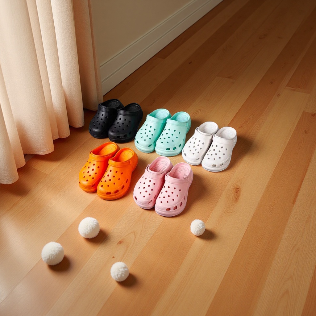 Anti-slip summer women's comfortable and breathable new crocs for home use