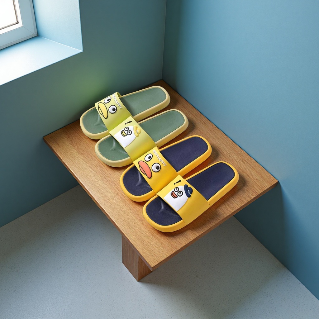 Anti-slip home casual plastic slippers for women in summer, comfortable and breathable new style details Picture