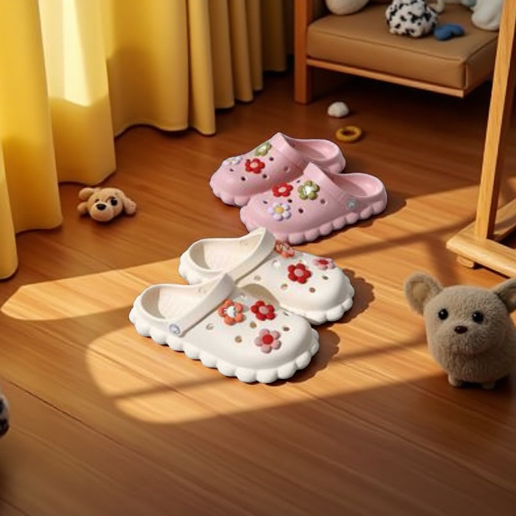 Summer women's home slippers, comfortable and breathable new style Specification image